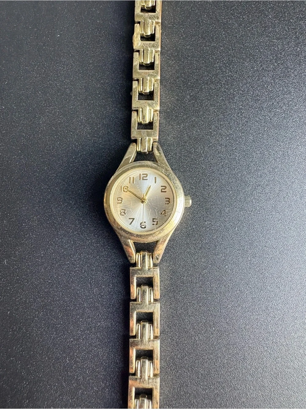 Vintage Gold Tone Women's Bracelet Watch